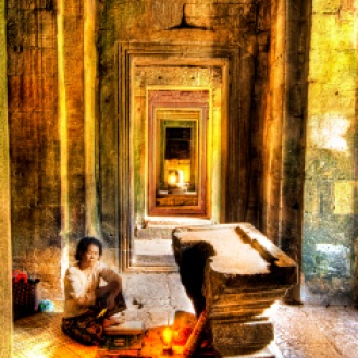 Woman Hindu Temple